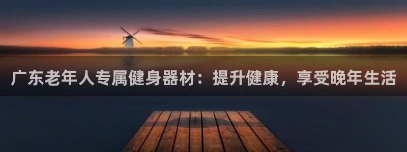 意昂体育3软件：广东老年人专属健身器材：提升健康，享