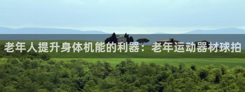 意昂3娱乐平台：老年人提升身体机能的利器：老年运动器