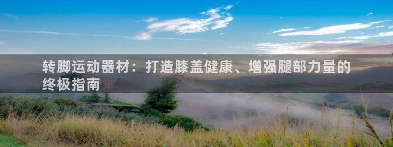 意昂体育3平台注册：转脚运动器材：打造膝盖健康、增强