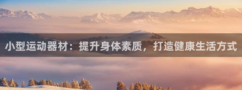 意昂体育3注册：小型运动器材：提升身体素质，打造健康