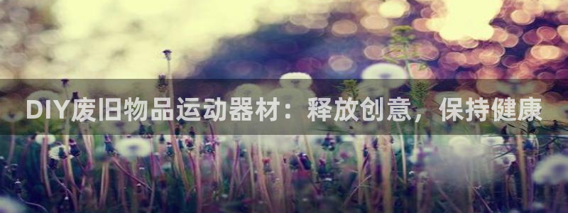 意昂3集团官网首页：DIY废旧物品运动器材：释放创意